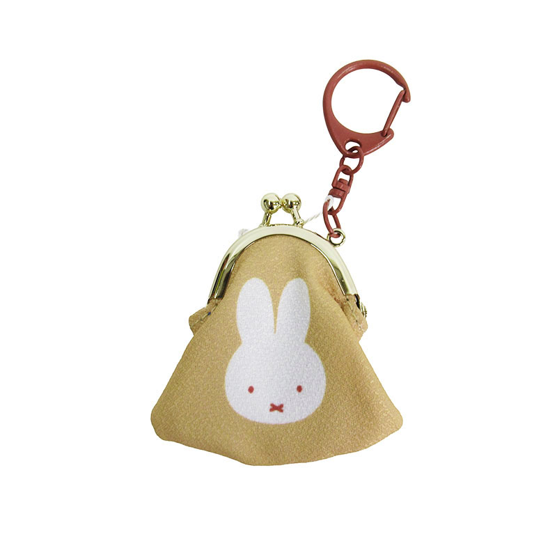 miffy プチがま口キーホルダー/YE はんなりフラワー